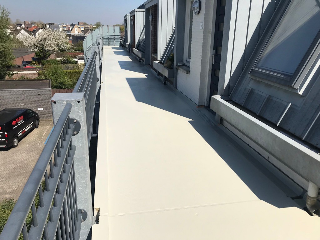 Balkonrenovatie met PU coating